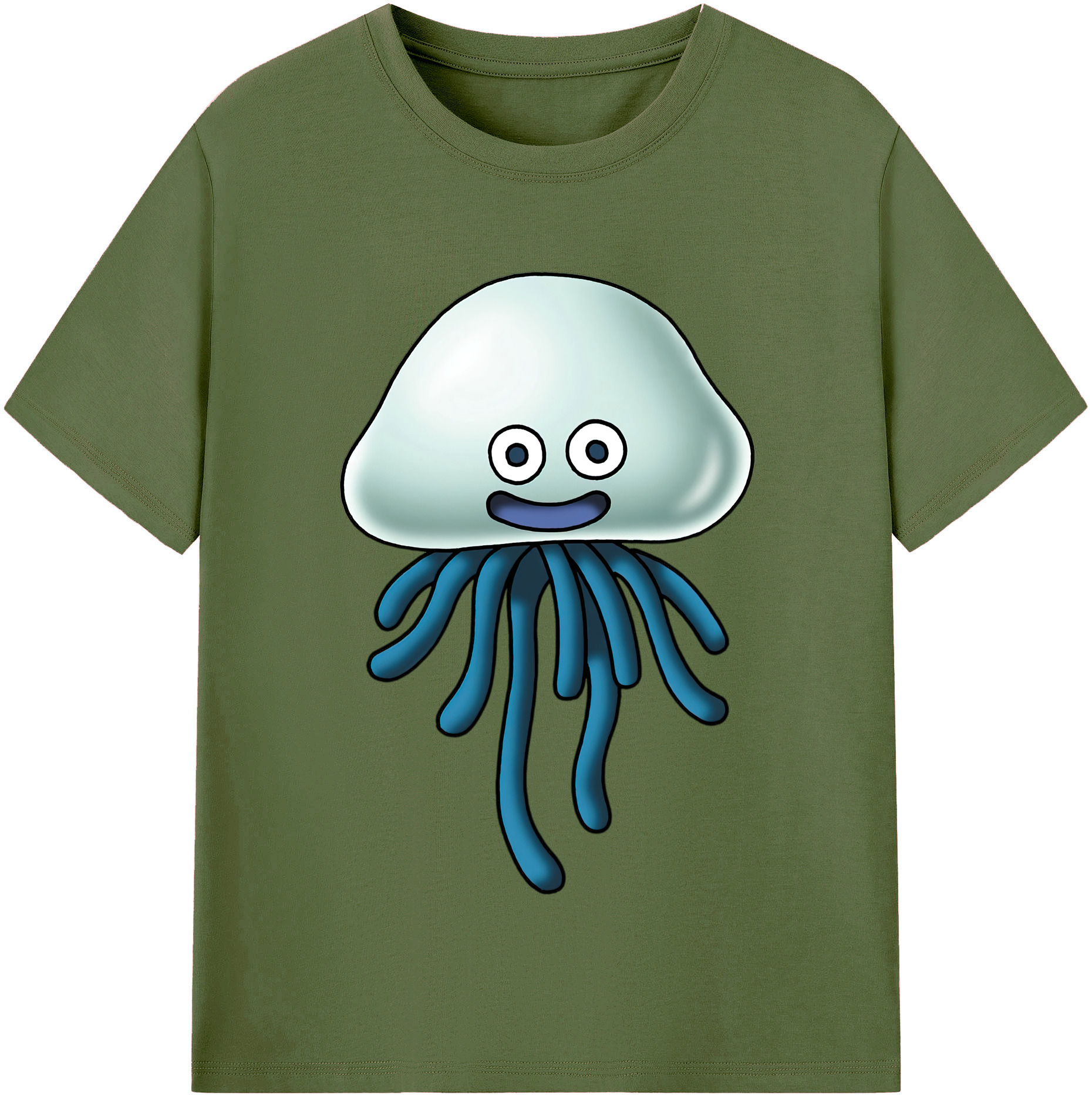 （画像用） ドラゴンクエスト Doragon Kuesuto Dragon Quest 綿100％半袖Tシャツ（フロントプリント）